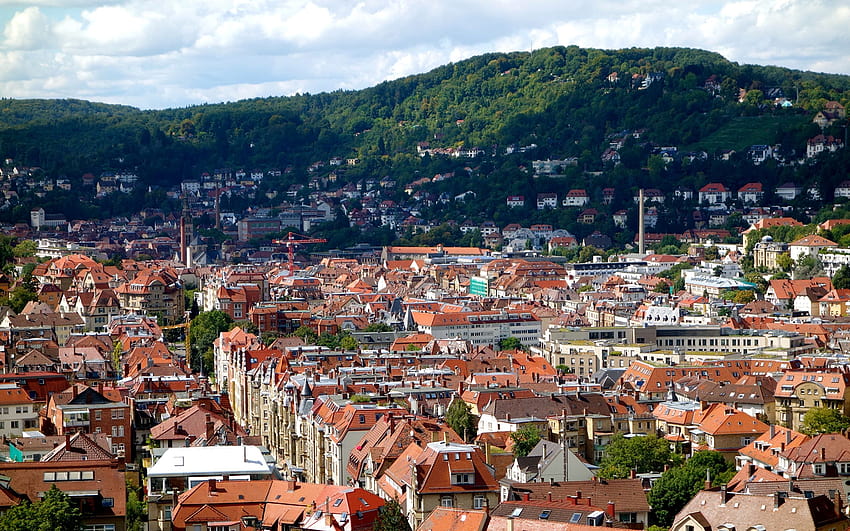 Germany Stuttgart Mountains Cities Building 2560x1600 HD wallpaper