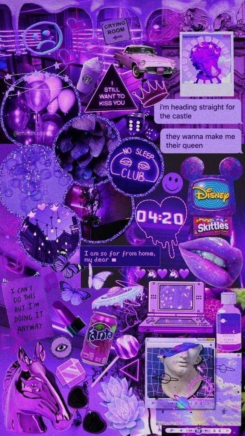 •.* ฺ ཻུ۪۪ ꒰pankat ꒱ on ‹‹❛❀﹏﹙, vsco purple HD phone wallpaper