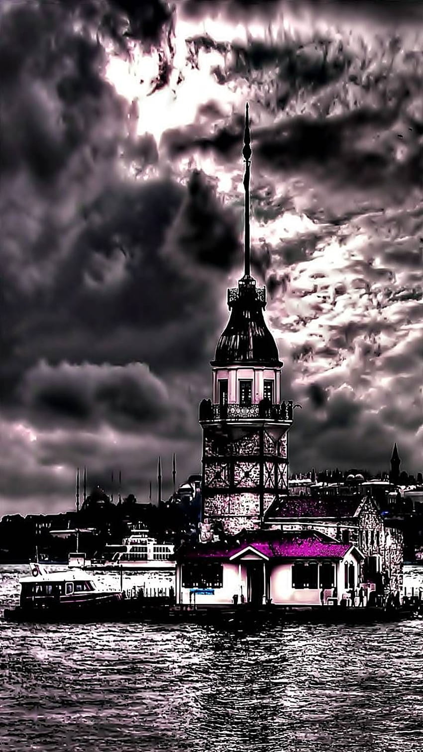 kiz kulesi istanbul by susbulut HD phone wallpaper
