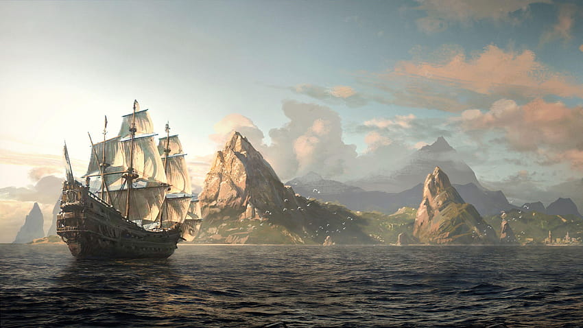 7 Kapal Bajak Laut, bajak laut dari karibia semua kapal Wallpaper HD