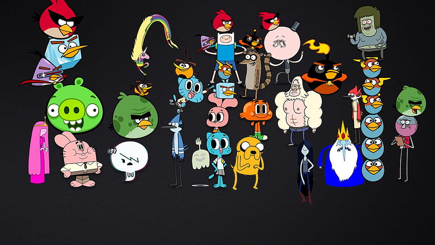 사용자 블로그:Tyrex56/My new Angry Birds, Adventure time, Regular show, regular show muscle man HD 월페이퍼