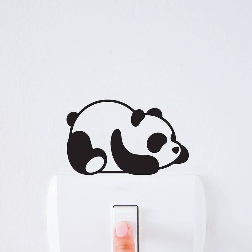 Little Panda Lazy Cartoon Cute Pattern Removable Stickers for Kids Room  Switch Art Decoration Vinyl Murals L868 HD phone wallpaper | Pxfuel