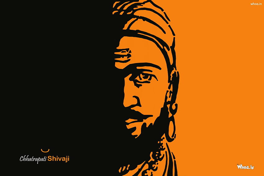 Chatrapati Shivaji Maharaj gros plan du visage, chhatrapati shivaji maharaj Fond d'écran HD