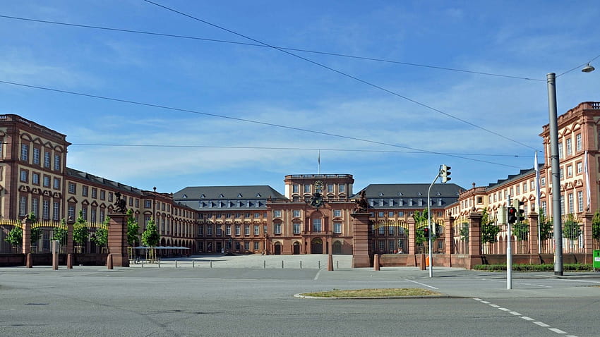 Mannheimer Schloss HD-Hintergrundbild