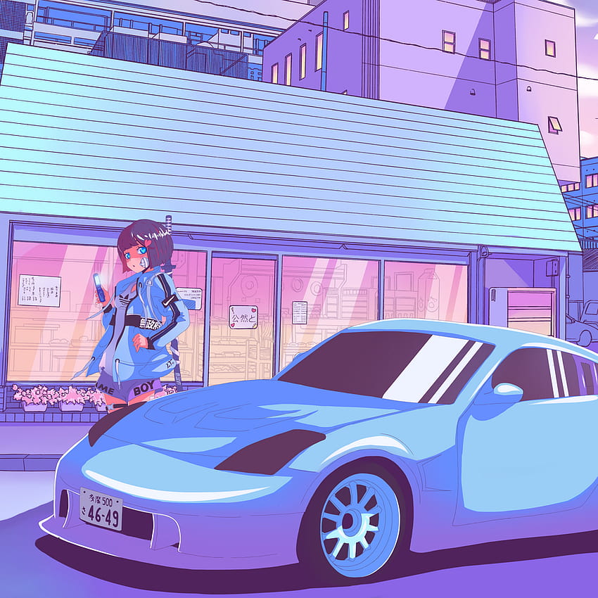 Surprise? Sticker by LegionTrash, anime aesthetic car HD phone ...