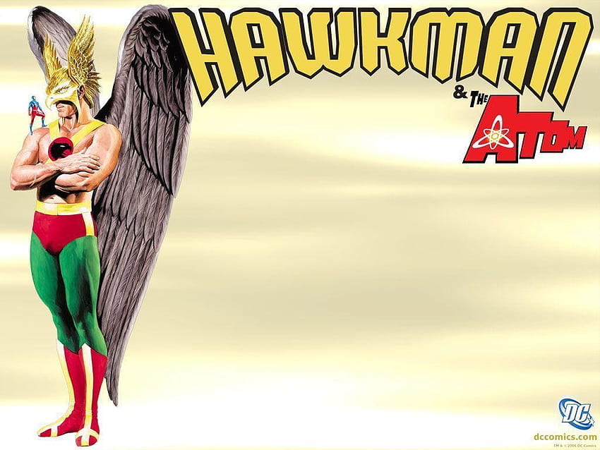 Hawkman & the Atom //DC/Alex Ross/ Comic Art Community HD тапет