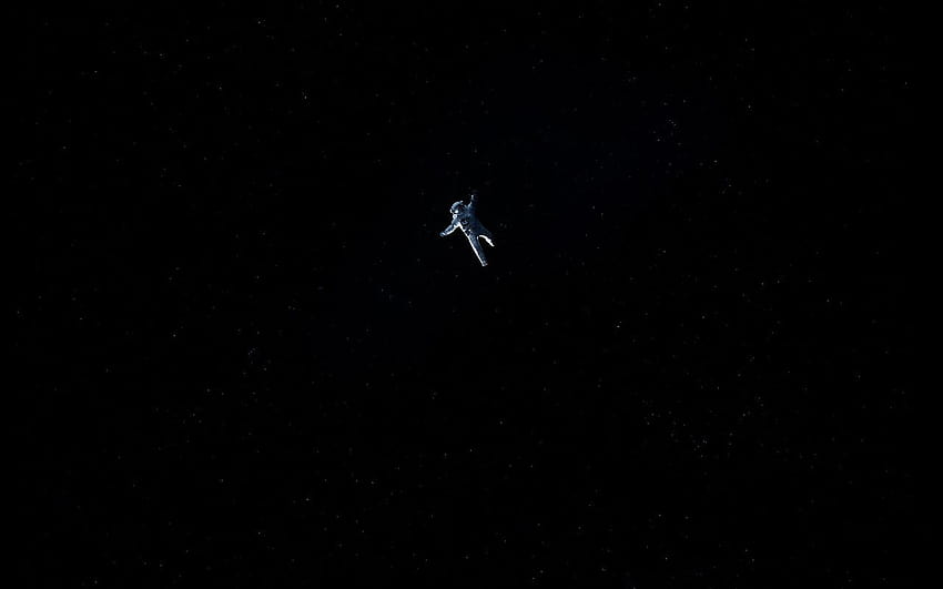 Astronaut Floating In Space HD wallpaper