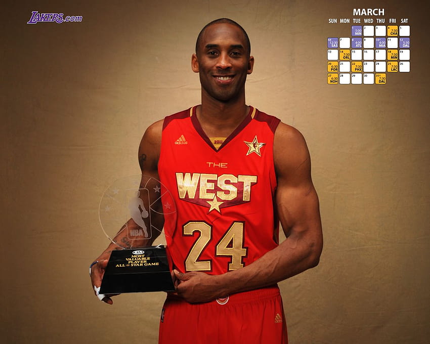 Kobe Bryant MVP NBA All Stars Game 2011 L A Lakers HD wallpaper