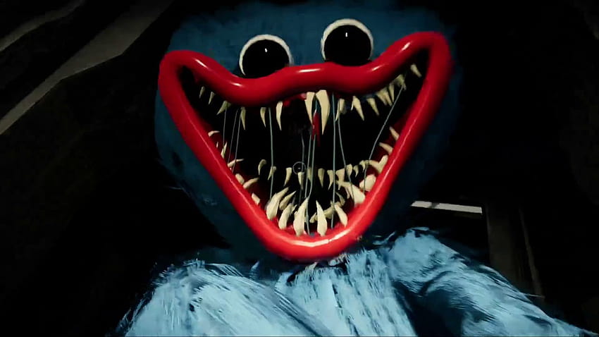 Scary Huggy Wuggy Jumpscare [Poppy Playtime] HD-Hintergrundbild