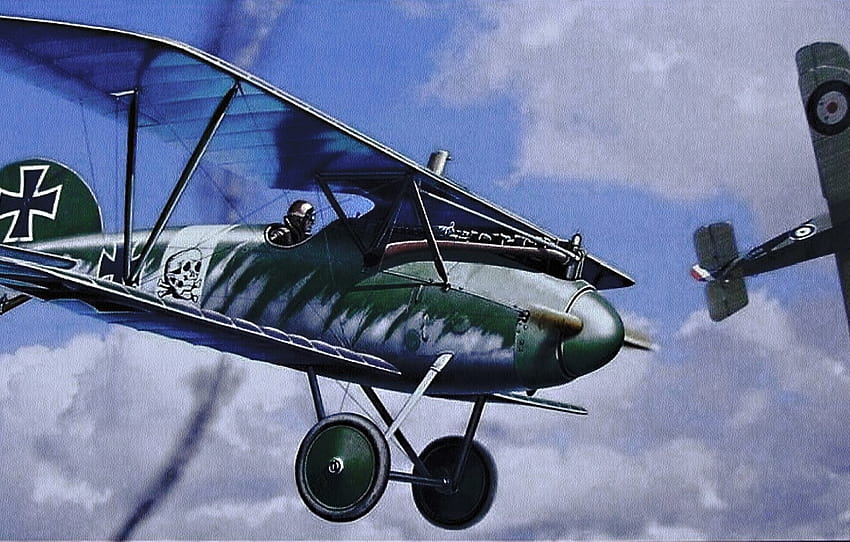 aircraft, war, airplane, aviation, dogfight, german aircraft, ww1 , section авиация, ww1 planes HD wallpaper