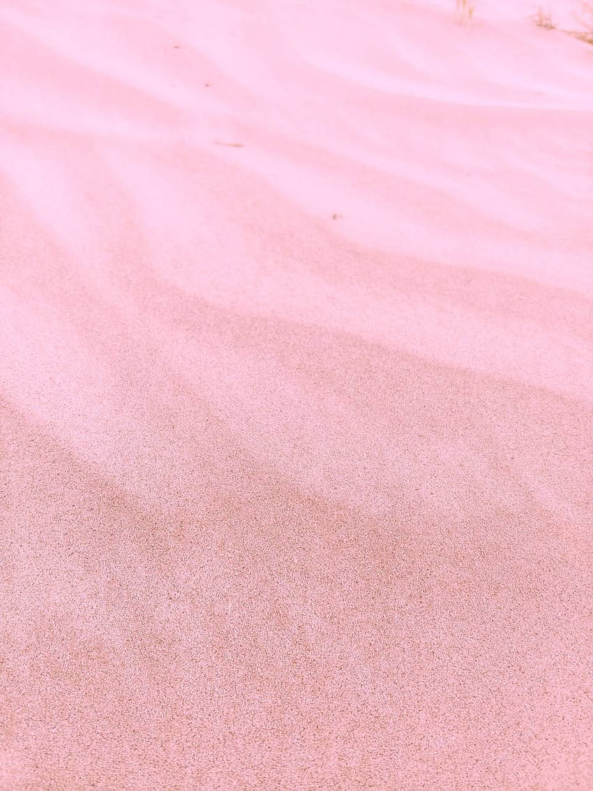 Różowy iPhone Beach, różowy piasek Tapeta na telefon HD