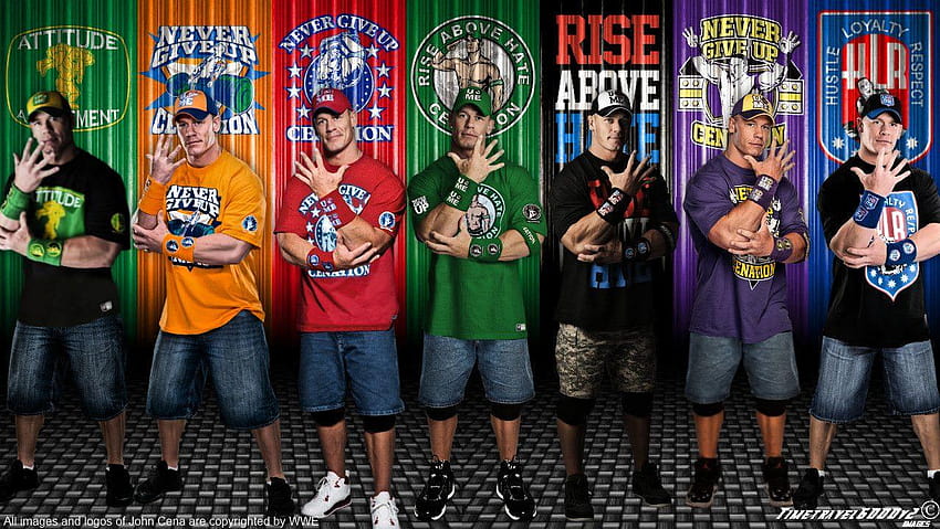 WWE Süper Yıldızı John Cena One 1278x720 HD duvar kağıdı