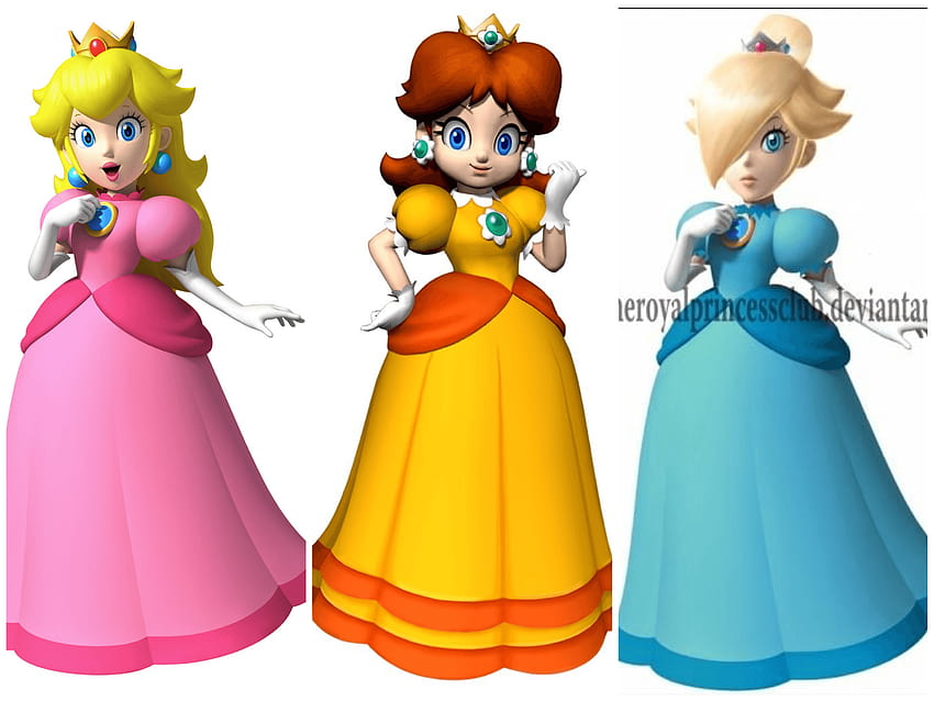 Princesa Peach Princesa Daisy Princesa Rosalina, princesa peach y rosalina fondo de pantalla