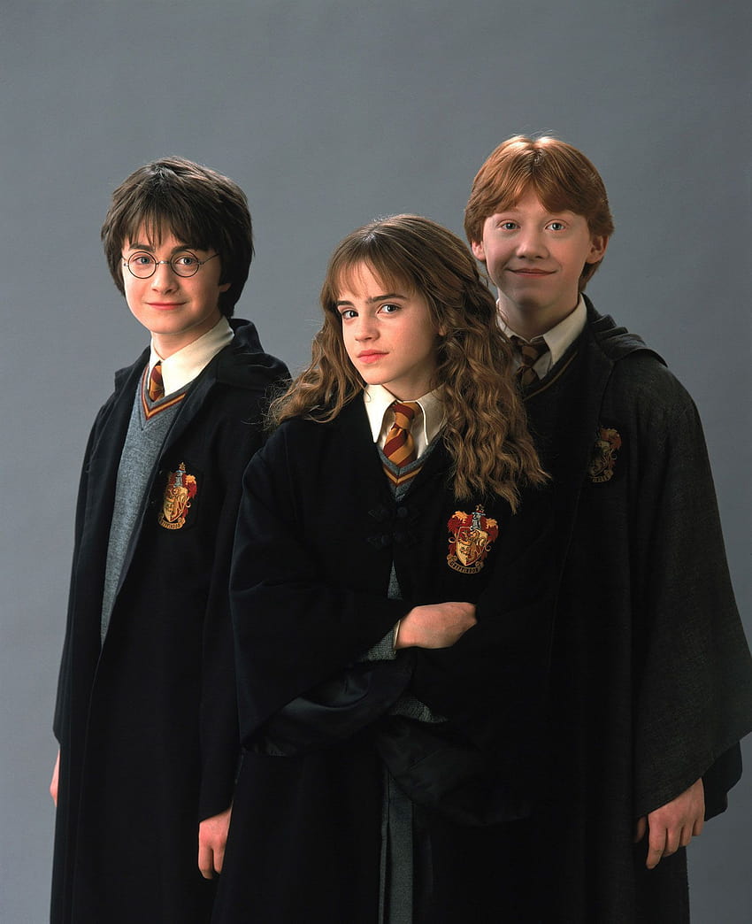Harry-Potter-Freunde auf Hund HD-Handy-Hintergrundbild