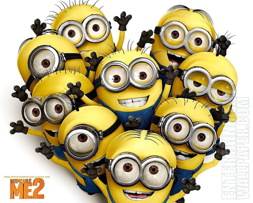 despicable me 2 club minions and backgrounds, minios HD wallpaper