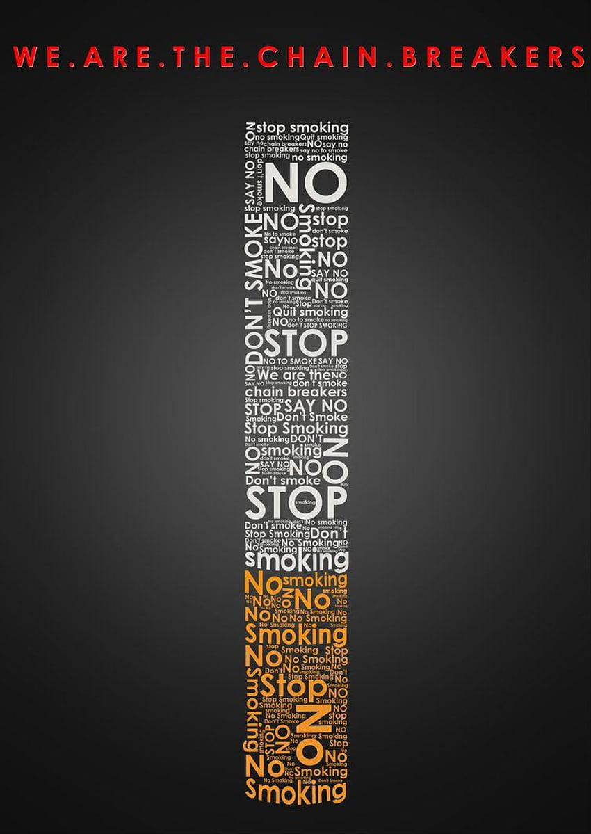 Плакати „Как да откажем пушенето“, без дим HD тапет за телефон