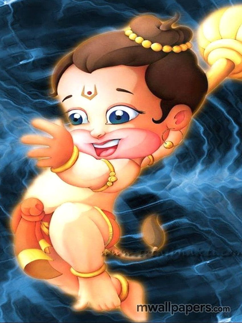 ✅[17 Hanuman, desenho animado de Hanuman Papel de parede de celular HD