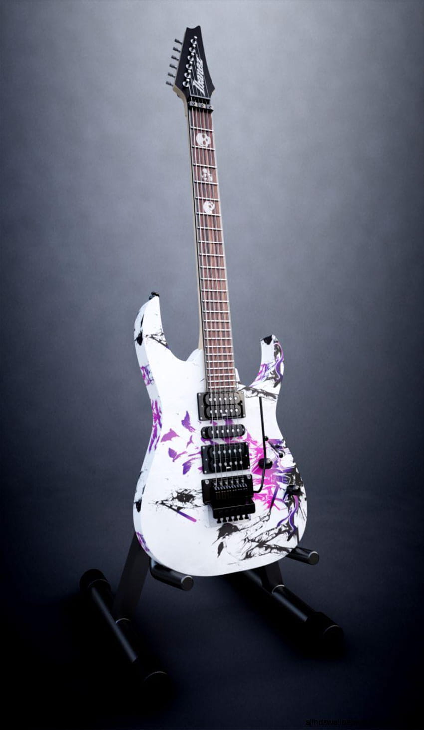 Guitare Ibanez Electric Absract Backgrounds, guitares ibanez Fond d'écran de téléphone HD