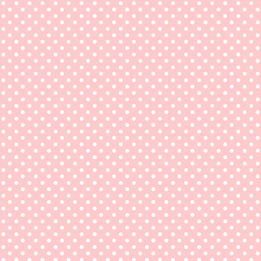 La vie en rose、水玉の柔らかいピンクの背景 HD電話の壁紙