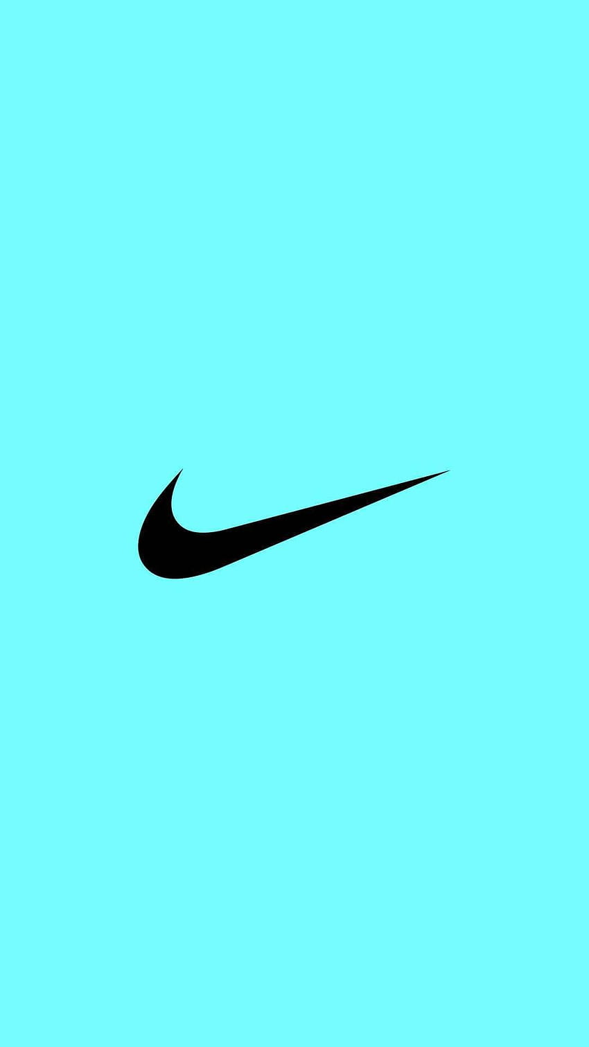 NIKE Logo iPhone, blau Nike HD-Handy-Hintergrundbild