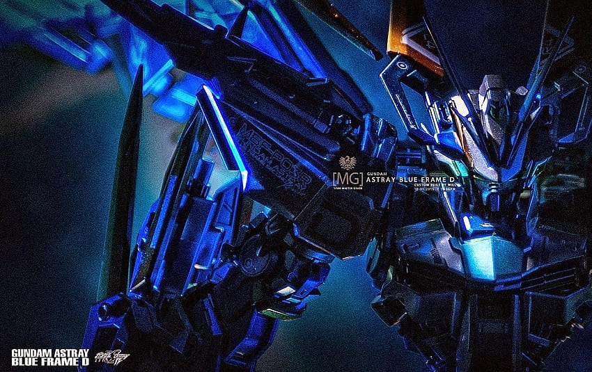 Custom Build: MG 1/100 Gundam Astray Blue Frame D [COLD DRAGON HD wallpaper