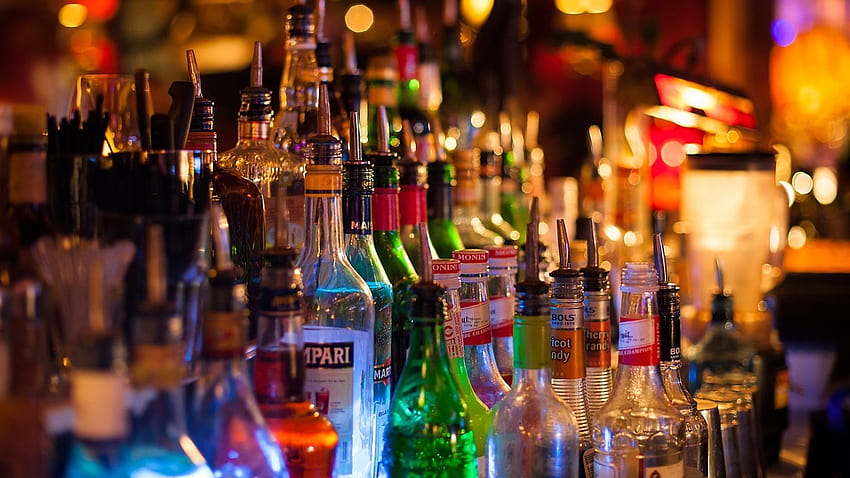 Bar, bouteilles, boissons alcoolisées 1920x1200 Fond d'écran HD