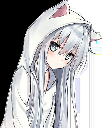 Anime girls with hoodies HD wallpapers | Pxfuel