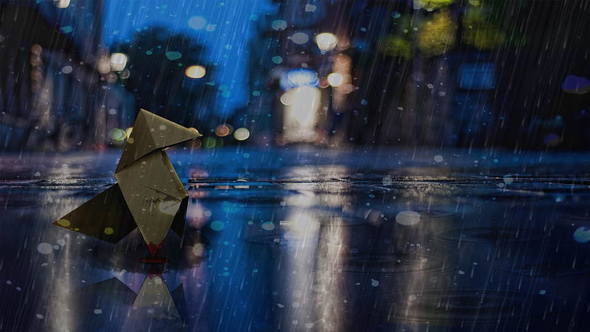 Rainy Day Anime, aesthetic rain ps4 HD wallpaper | Pxfuel