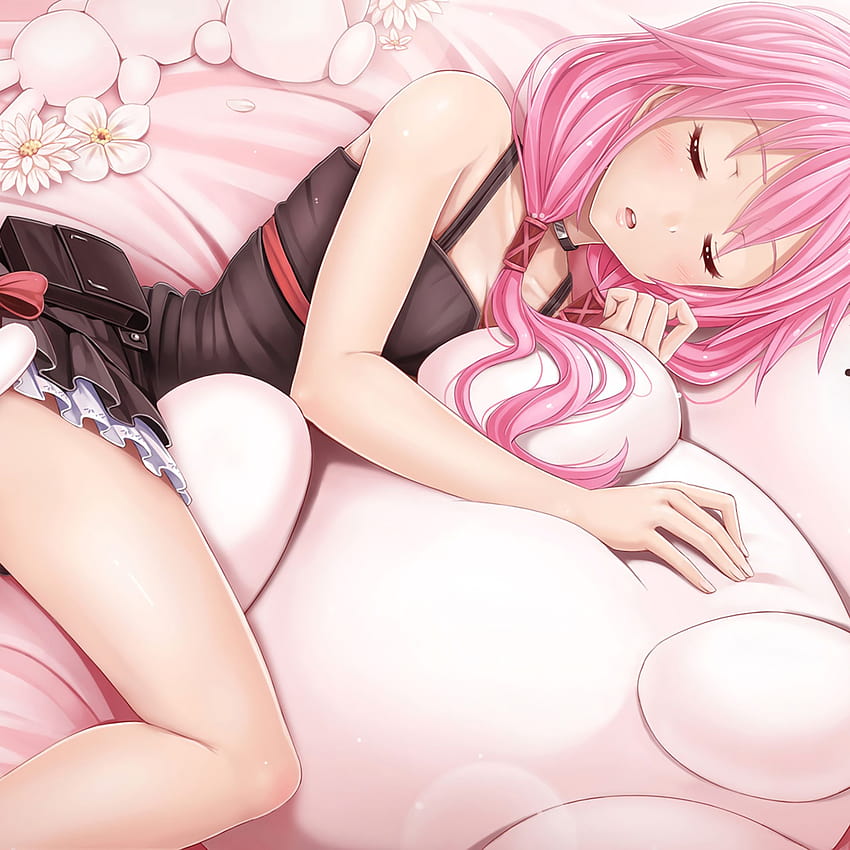 2048x2048 Anime Girl Sleeping Ipad Air , sleeping girl cartoon HD phone wallpaper