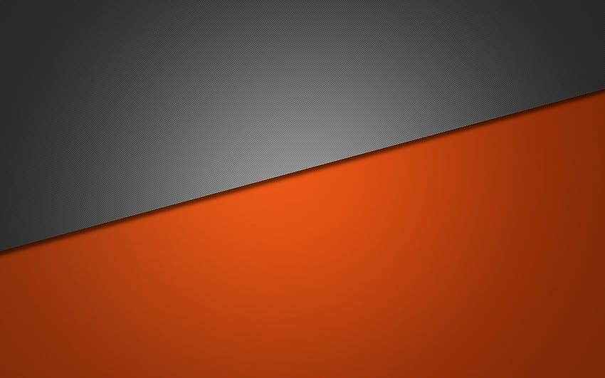 4 Gray and Orange HD wallpaper
