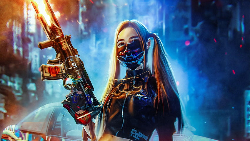 Cyber Girl, girl game HD wallpaper Cyber Girl, girl game HD wallpaper
