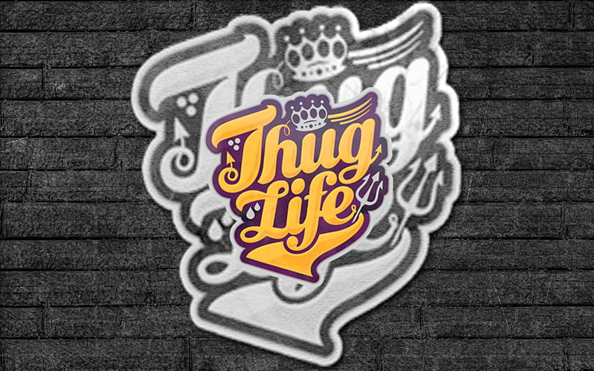 Thug Life ·①, arrière-plan de la vie de voyou Fond d'écran HD