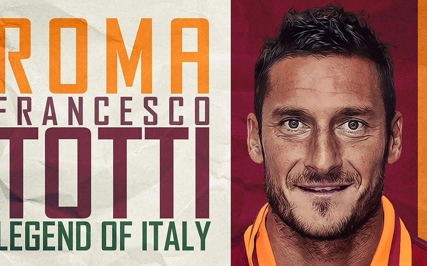 Francesco Totti AS Roma Legend HD wallpaper