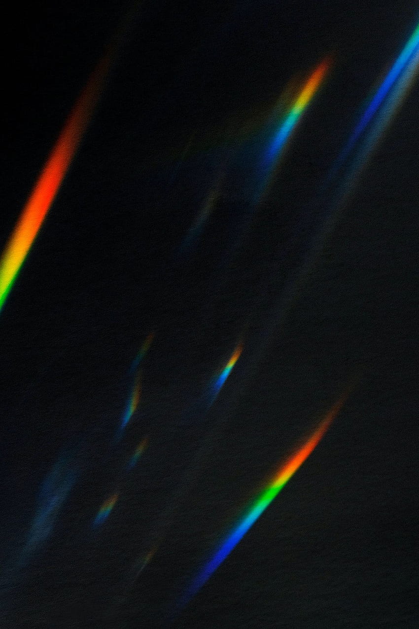 Efeito de vazamento de luz em fundos pretos Papel de parede de celular HD
