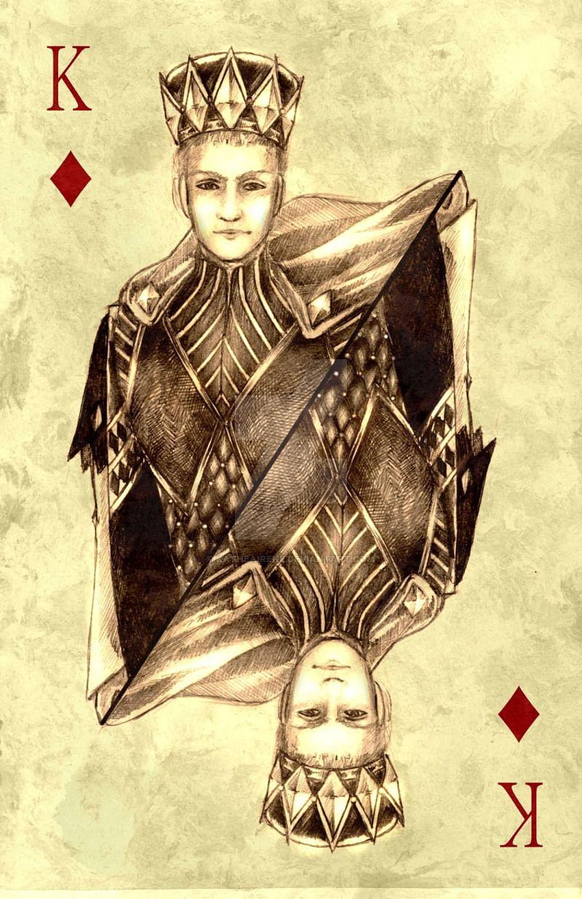 Cards: king of diamonds by Katheairene, king card HD phone wallpaper ...