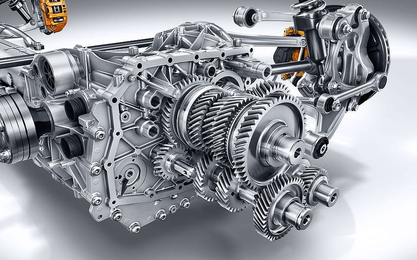 Wie das Speedshift-Doppelkupplungsgetriebe beim Mercedes, Getriebe HD-Hintergrundbild