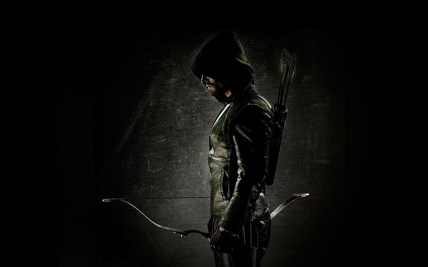 For > Green Arrow Logo HD wallpaper