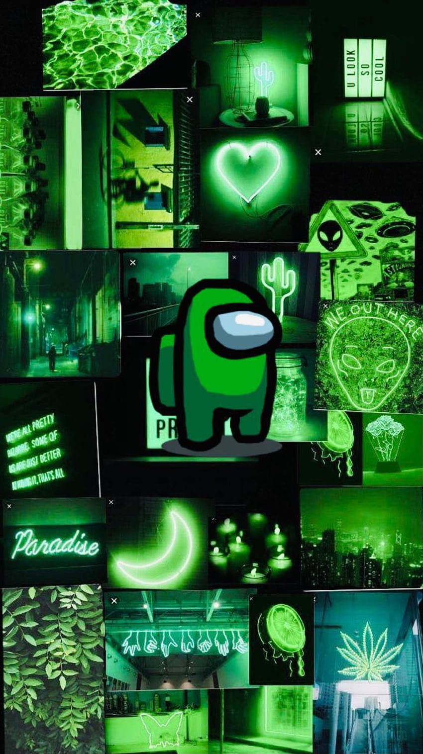 Among Us Green, green imposter HD phone wallpaper
