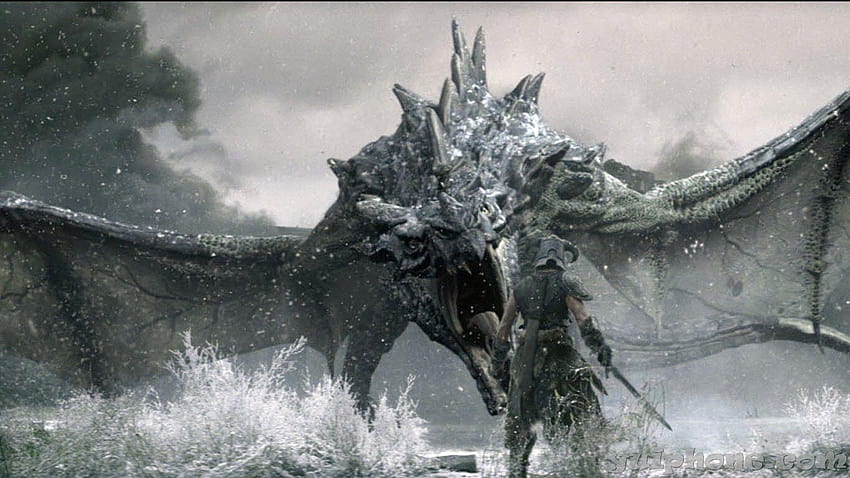For > Skyrim Elder Dragon, elder dragon skyrim HD wallpaper
