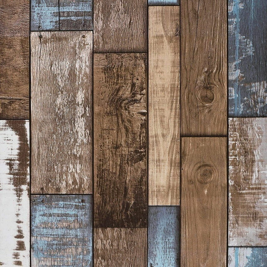 3 Akea Reclaimed Wood Roll, Vintage Faux Wood Plank Look , for Home Decal, Restaurant, Cafe etc. Size 20.8inch x 32.8ft, 57 sq.feet, vintage wood HD phone wallpaper