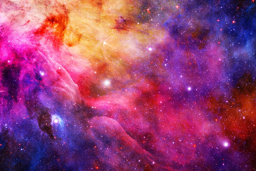 Kolorowa przestrzeń, kolorowy wszechświat Tapeta HD