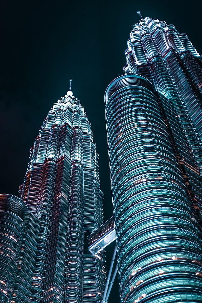 Petronas Twin Towers Klcc, Kuala Lumpur, Malezja Tapeta na telefon HD