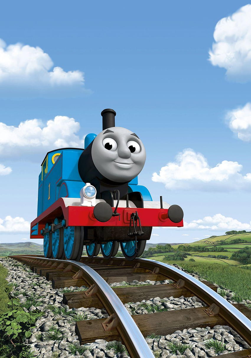Влакът Томас, двигателят на танка Томас HD тапет за телефон