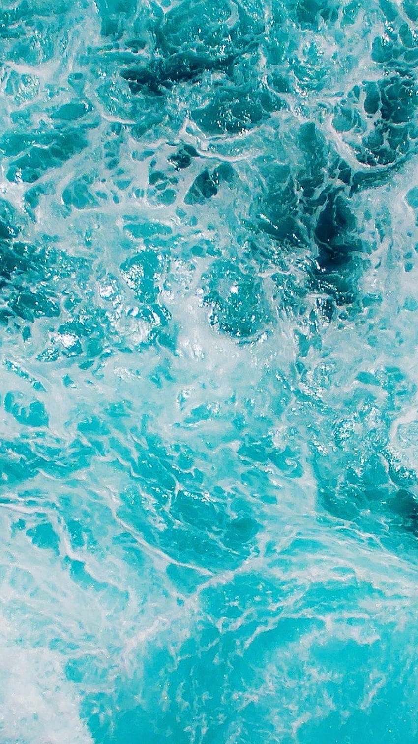 Vista aerea delle splendide onde dell'oceano iPhone 6 / 6S Plus, vista aerea delle onde dell'oceano Sfondo del telefono HD