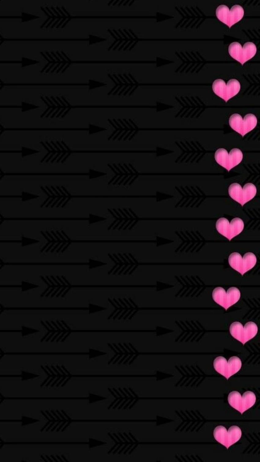 Hearts black cute gray gris corazones love pattern pink simple  valentines HD phone wallpaper  Peakpx