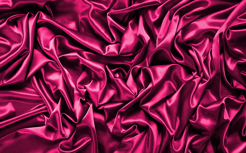fond de satin rose, textures de soie, fond ondulé de satin, fonds roses, textures de satin, fonds de satin, texture de soie rose avec résolution 3840x2400. Soie Fond d'écran HD