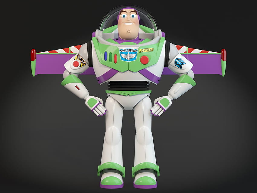 Buzz Lightyear Oyuncak Hikayesi 3D Model, buzz lightyear kanatları HD duvar kağıdı
