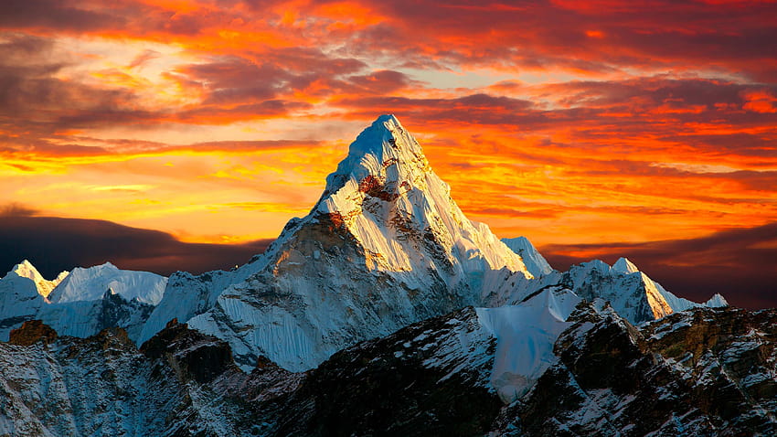 Himalayalar, dağ manzarası HD duvar kağıdı