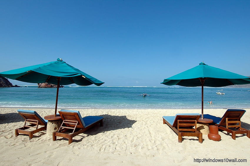 Viaggio sulla spiaggia di Lombok Sfondo HD