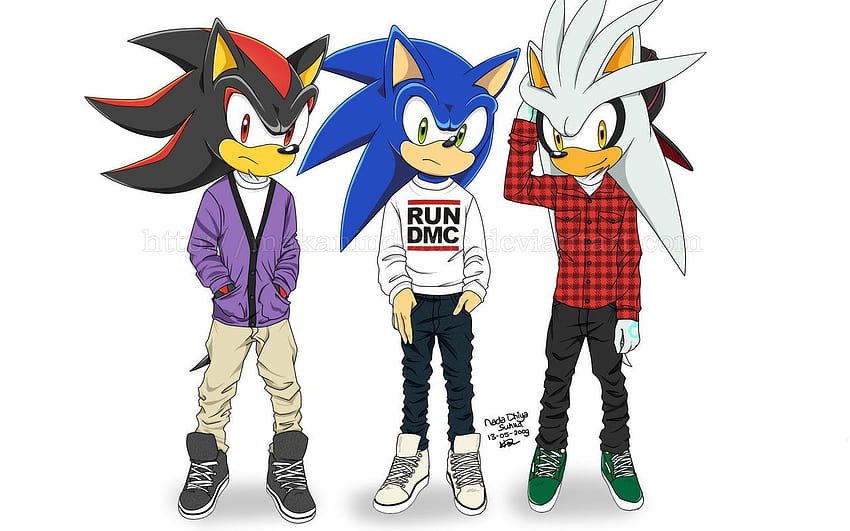 Shadow, Silver, and Sonic, sonic gucci HD wallpaper